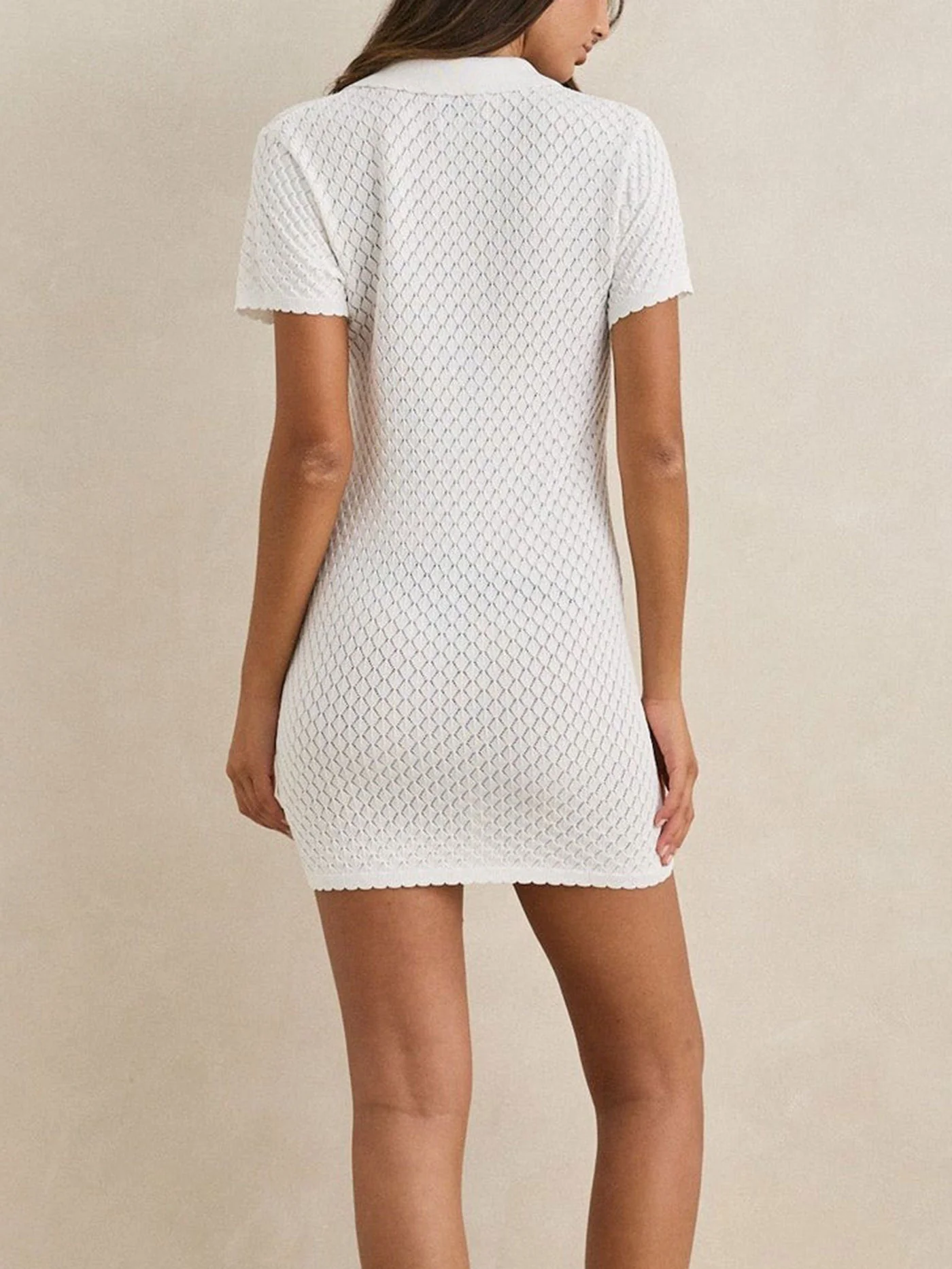 Gigi Knit Shirt Dress - Image 2