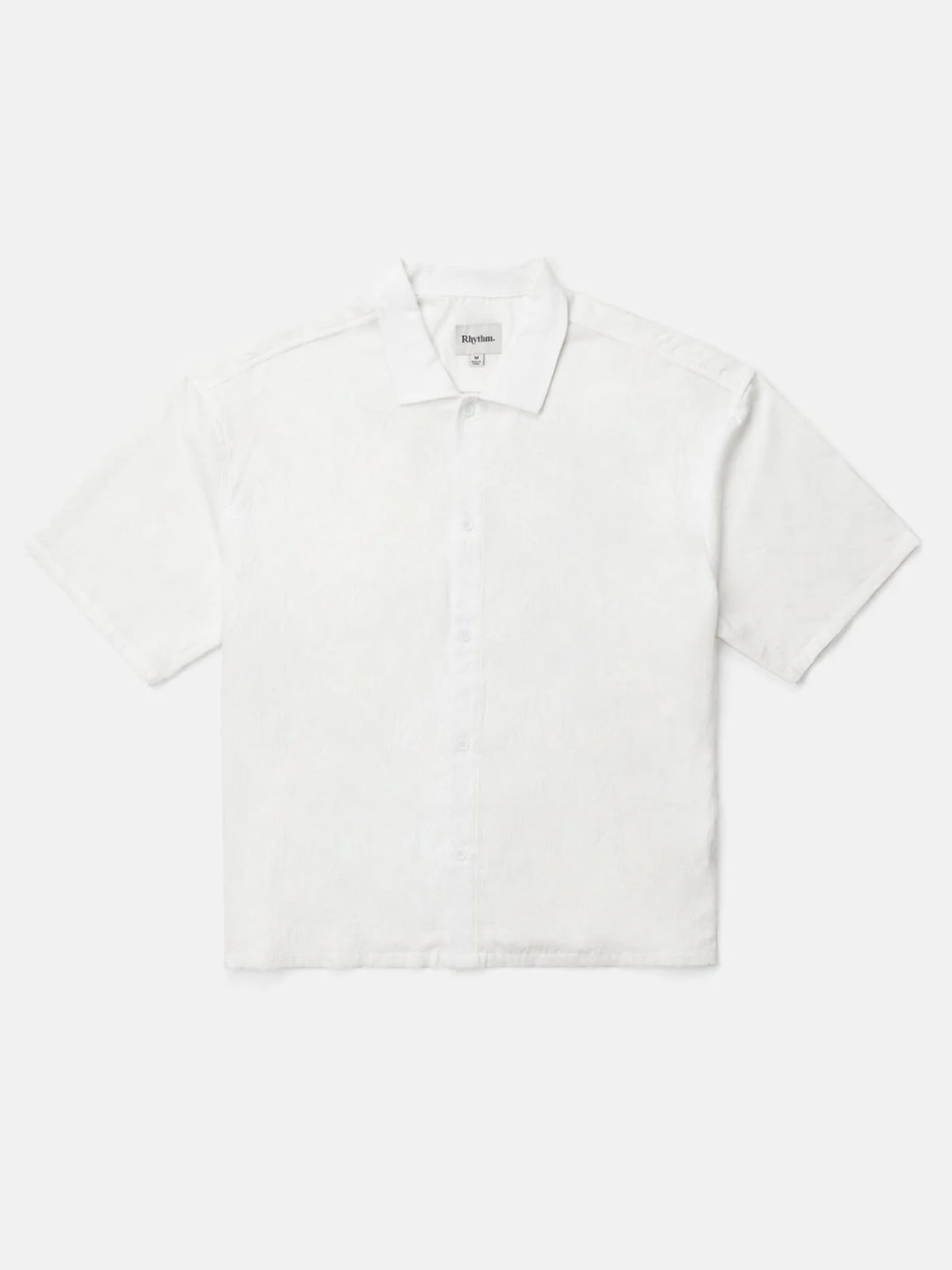 Leads Relaxed Check Short Sleeve Buttondown Shirt - Image 4