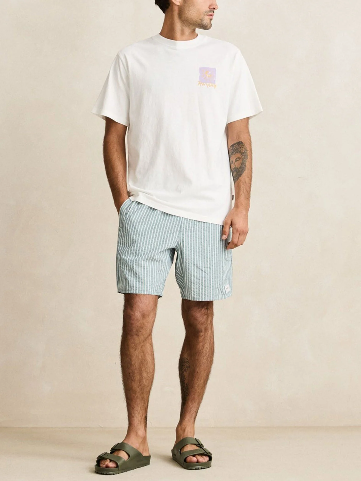 Seersucker Stripe Jam Shorts - Image 5