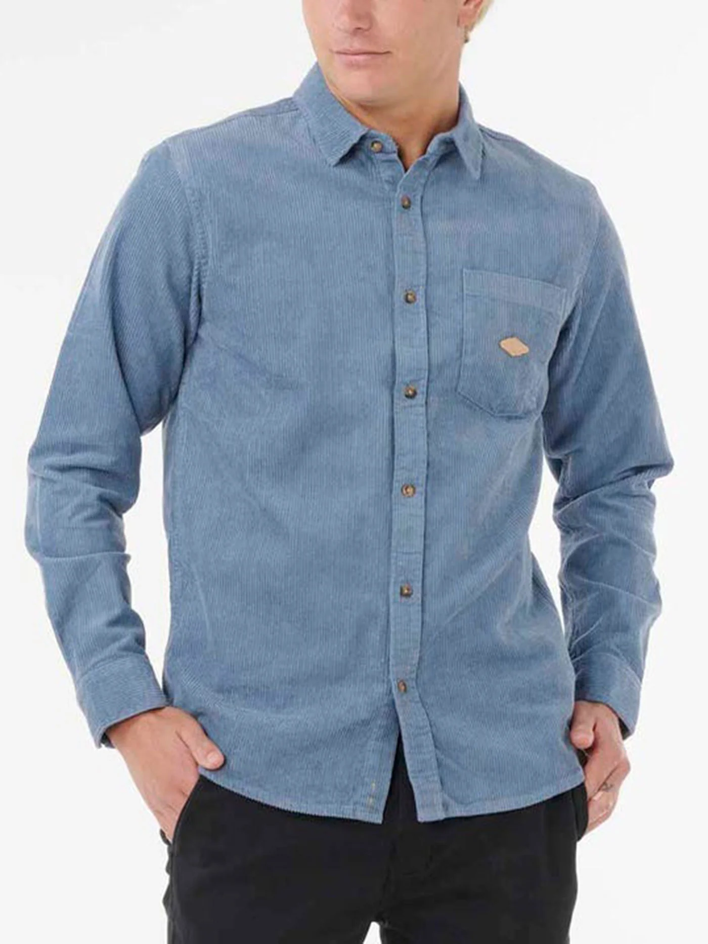 Classic Surf Cord Long Sleeve Buttondown Shirt - Image 3