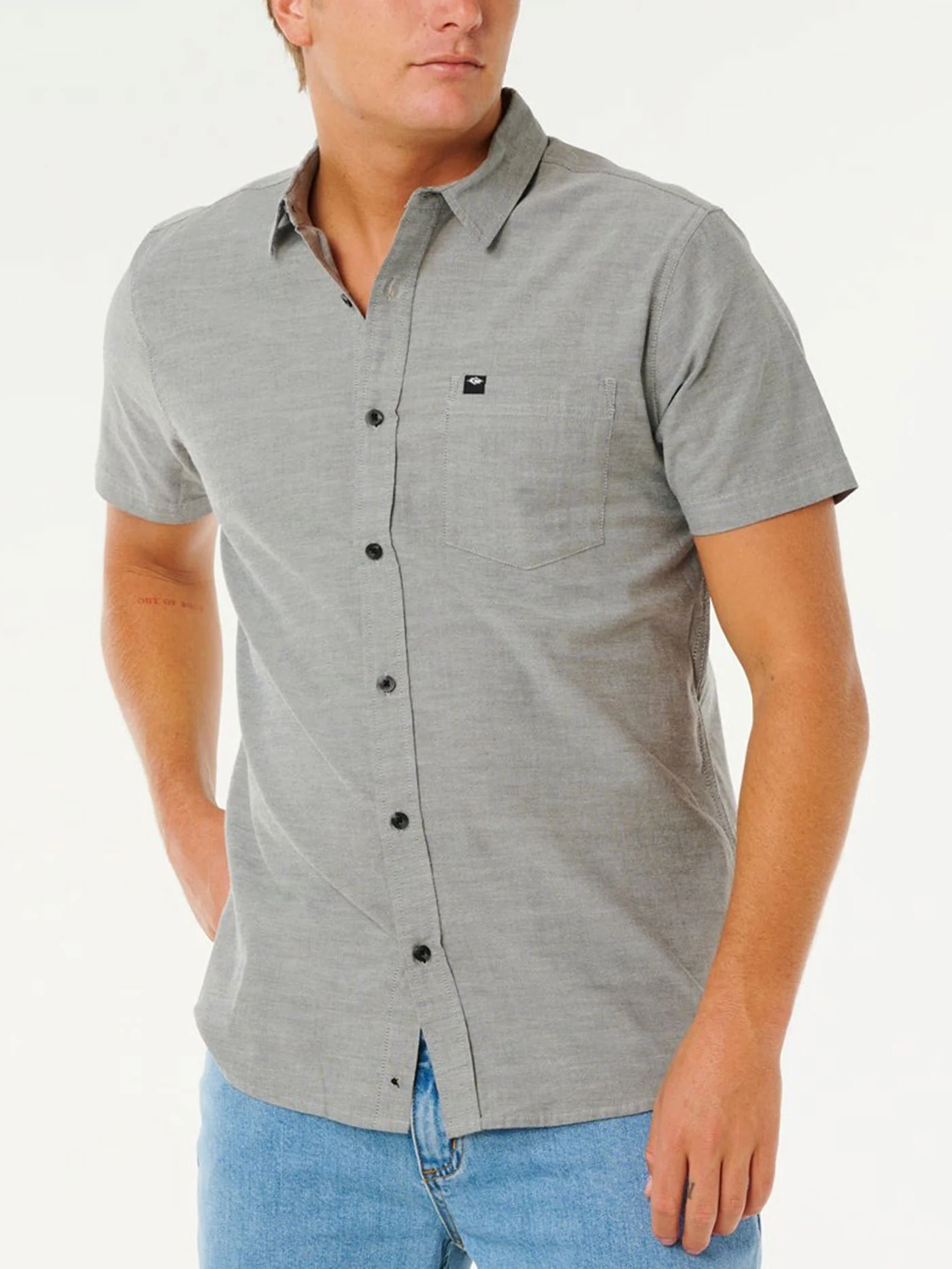 Classic Surf Ourtime Short Sleeve Buttondown Shirt