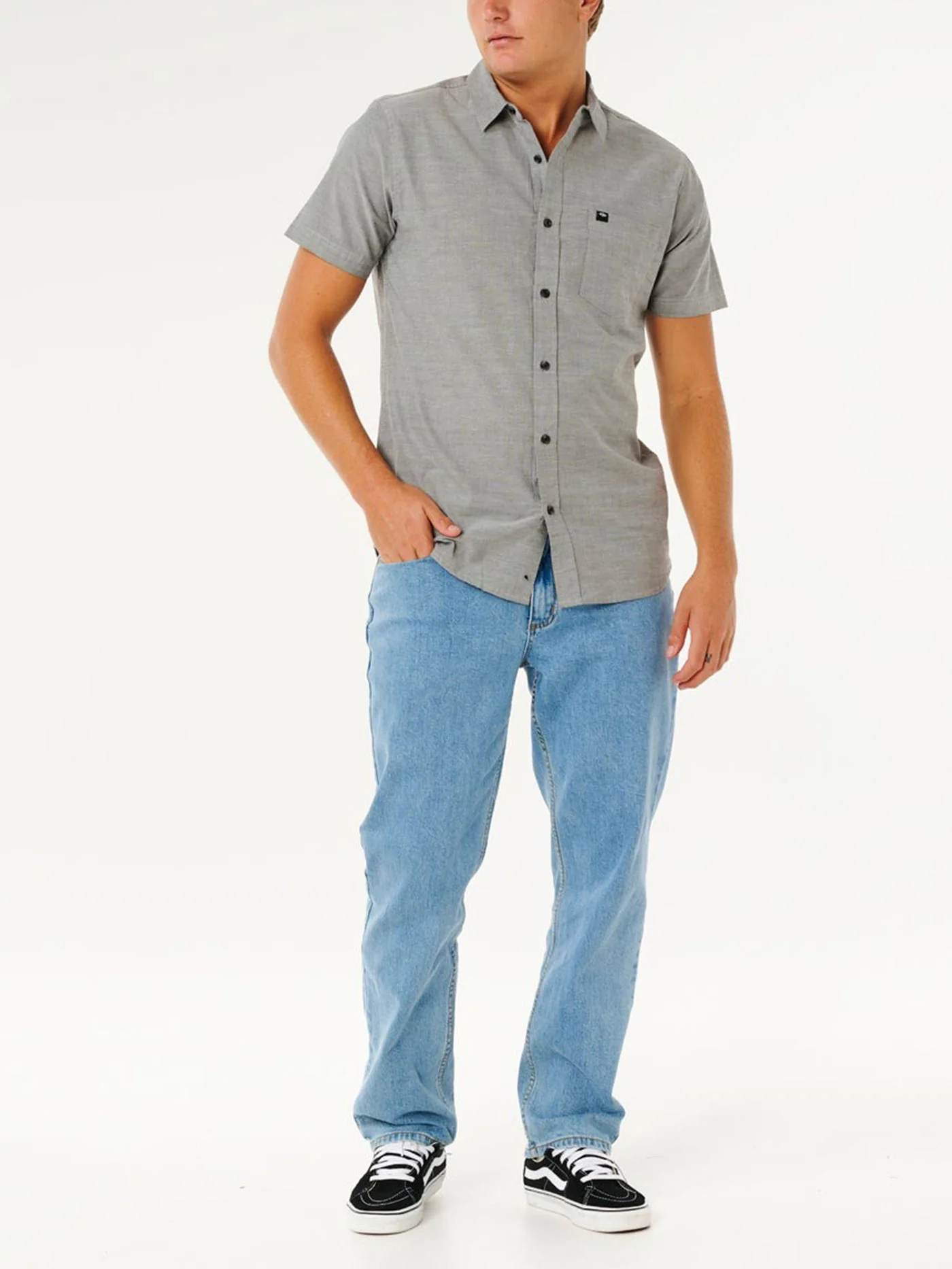 Classic Surf Ourtime Short Sleeve Buttondown Shirt - Image 4