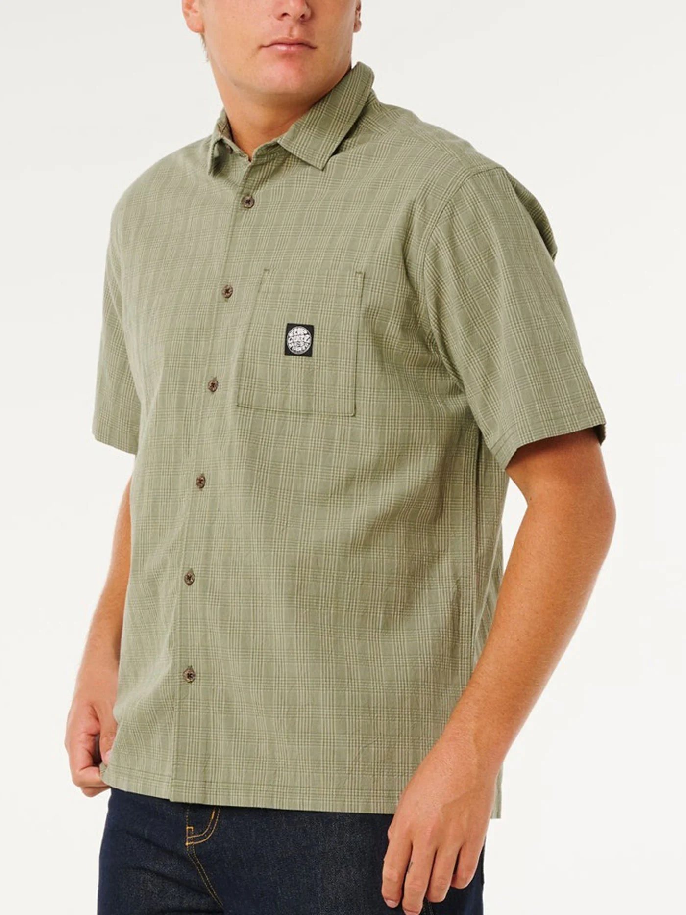 Premium Surf Check Short Sleeve Buttondown Shirt - Image 2