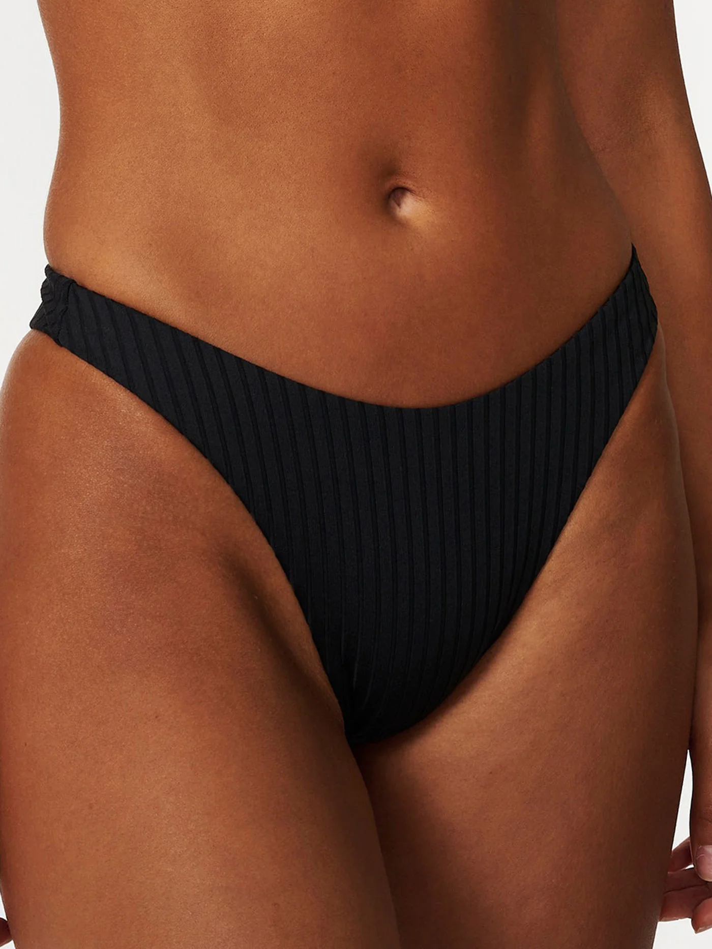 Premium Surf High Leg Skimpy Coverage Bikini Bottom - Image 5