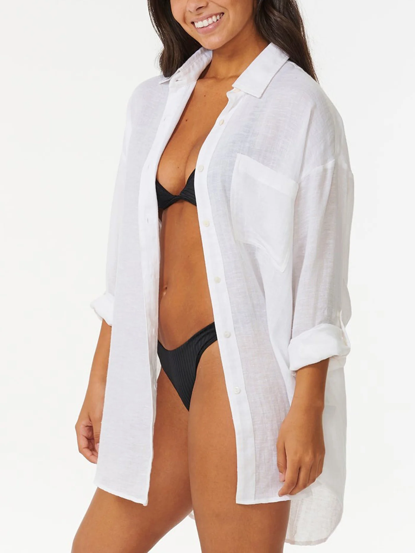 Premium Surf Holiday Long Sleeve Buttondown Shirt - Image 7