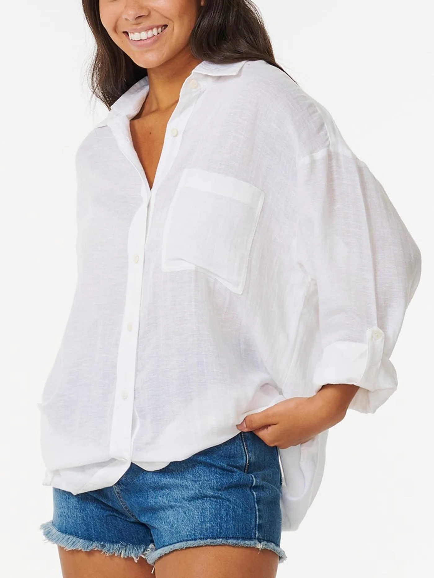 Premium Surf Holiday Long Sleeve Buttondown Shirt - Image 9
