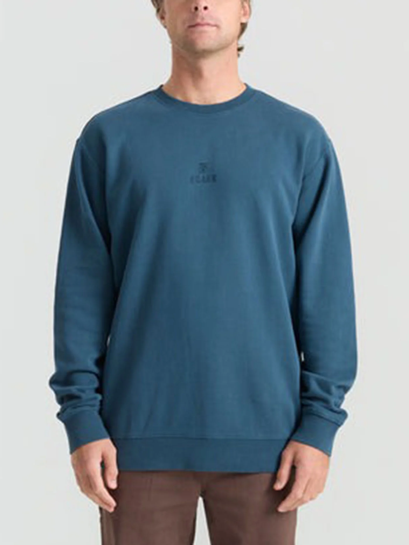 Safe Camp Embroidery Crewneck Sweatshirt