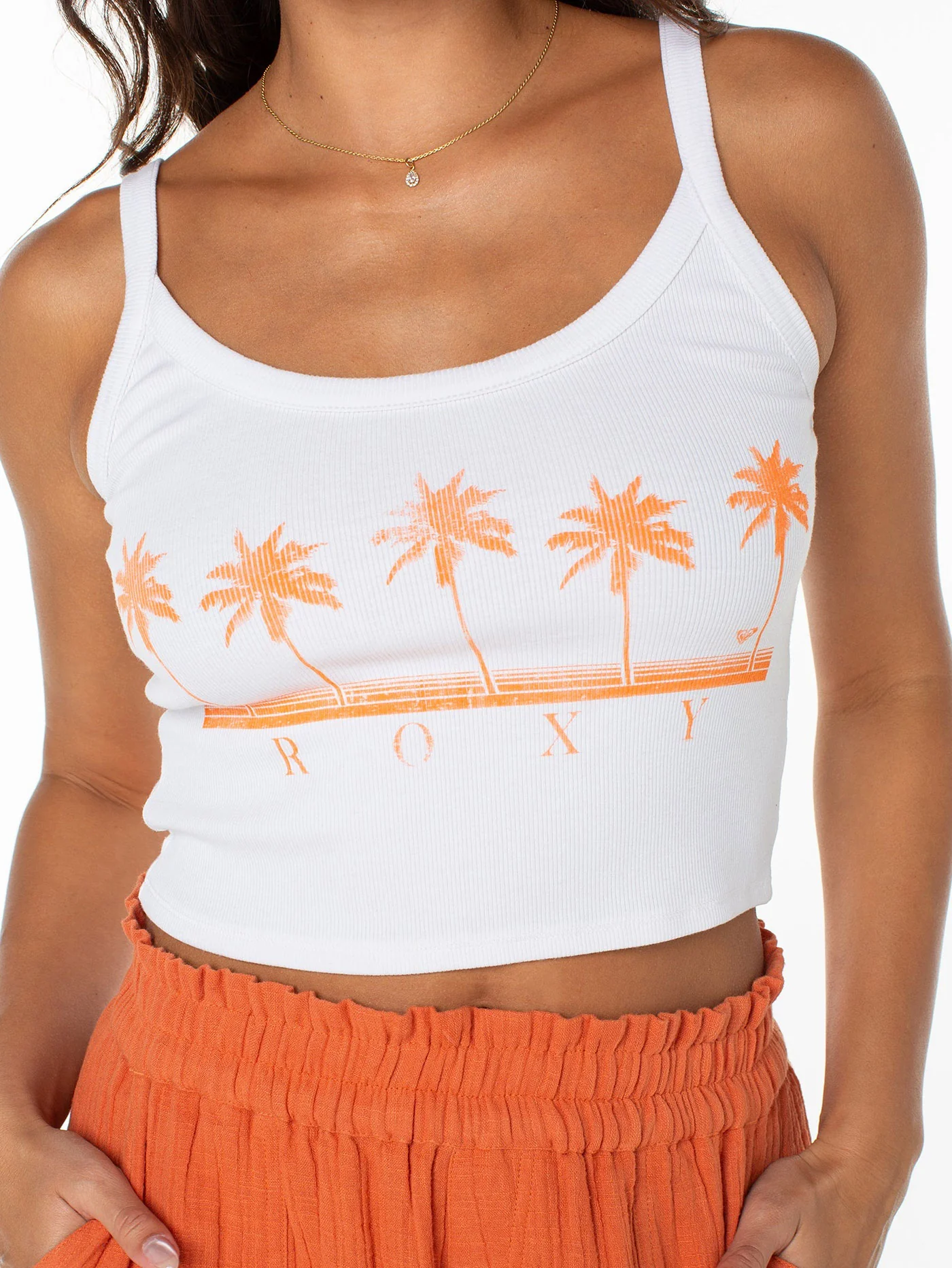Five Palm Stripe Tank Top - Image 4