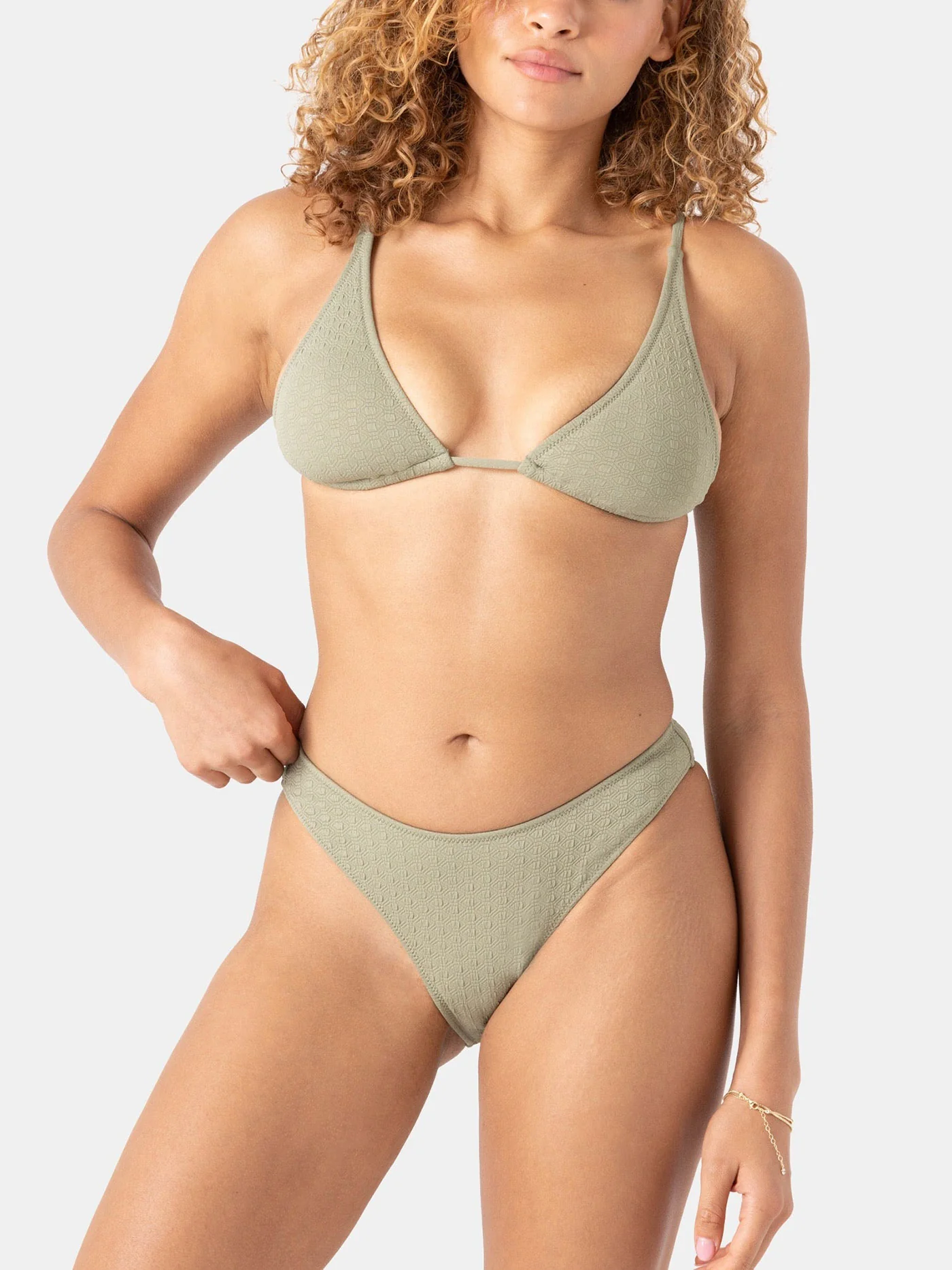 Haliewa Built Up Triangle Bikini Top - Image 9
