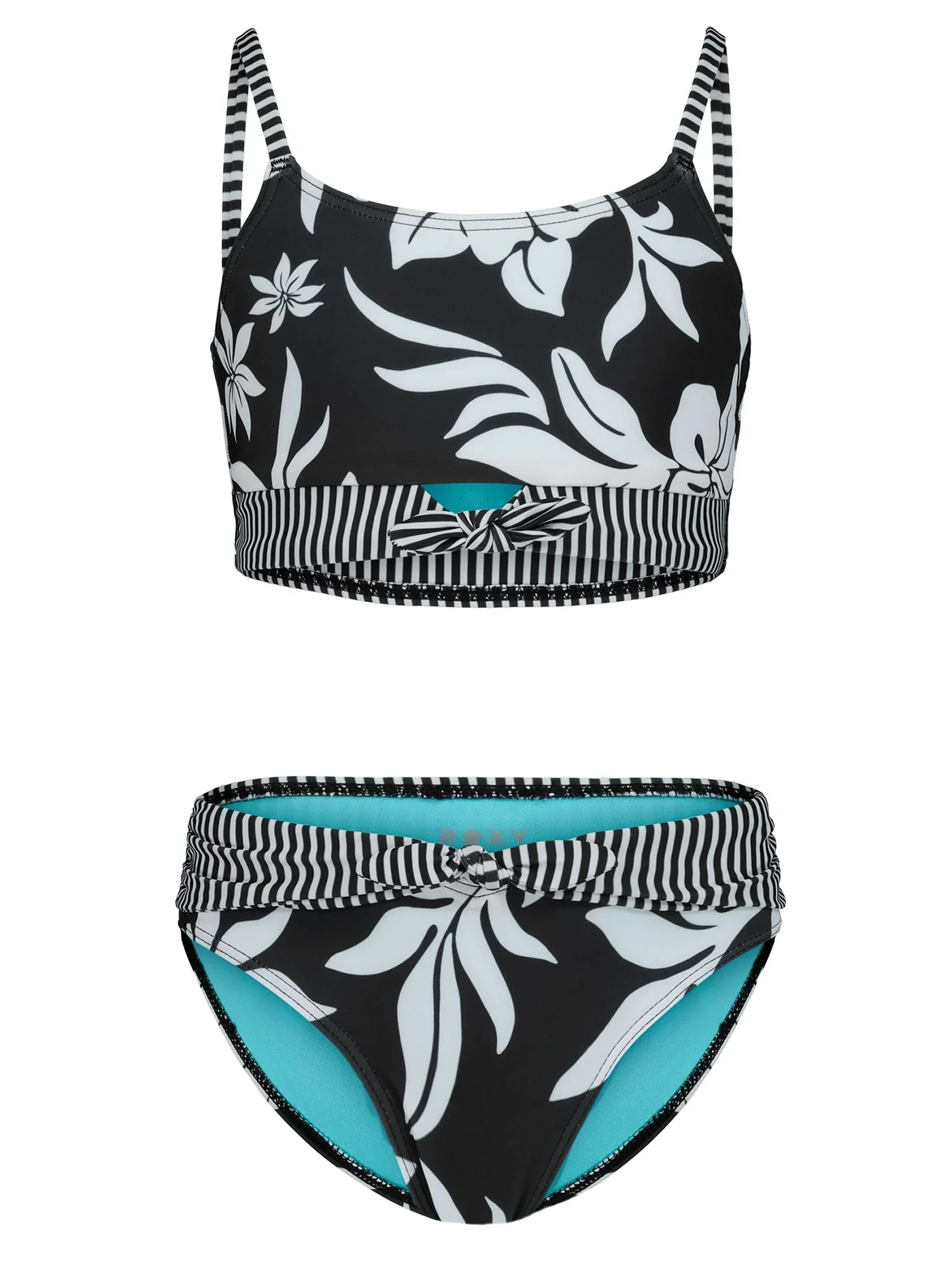 Oversized Floral Bikini Set (Youth 7-14) - Image 4