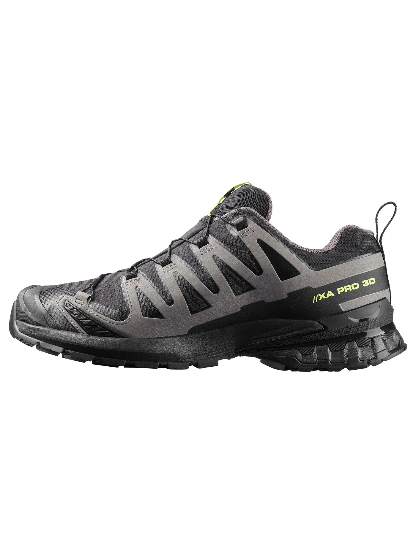 XA Pro 3D V9 GTX Black/Dark Gull Gray/Acid Lime Shoes - Image 2