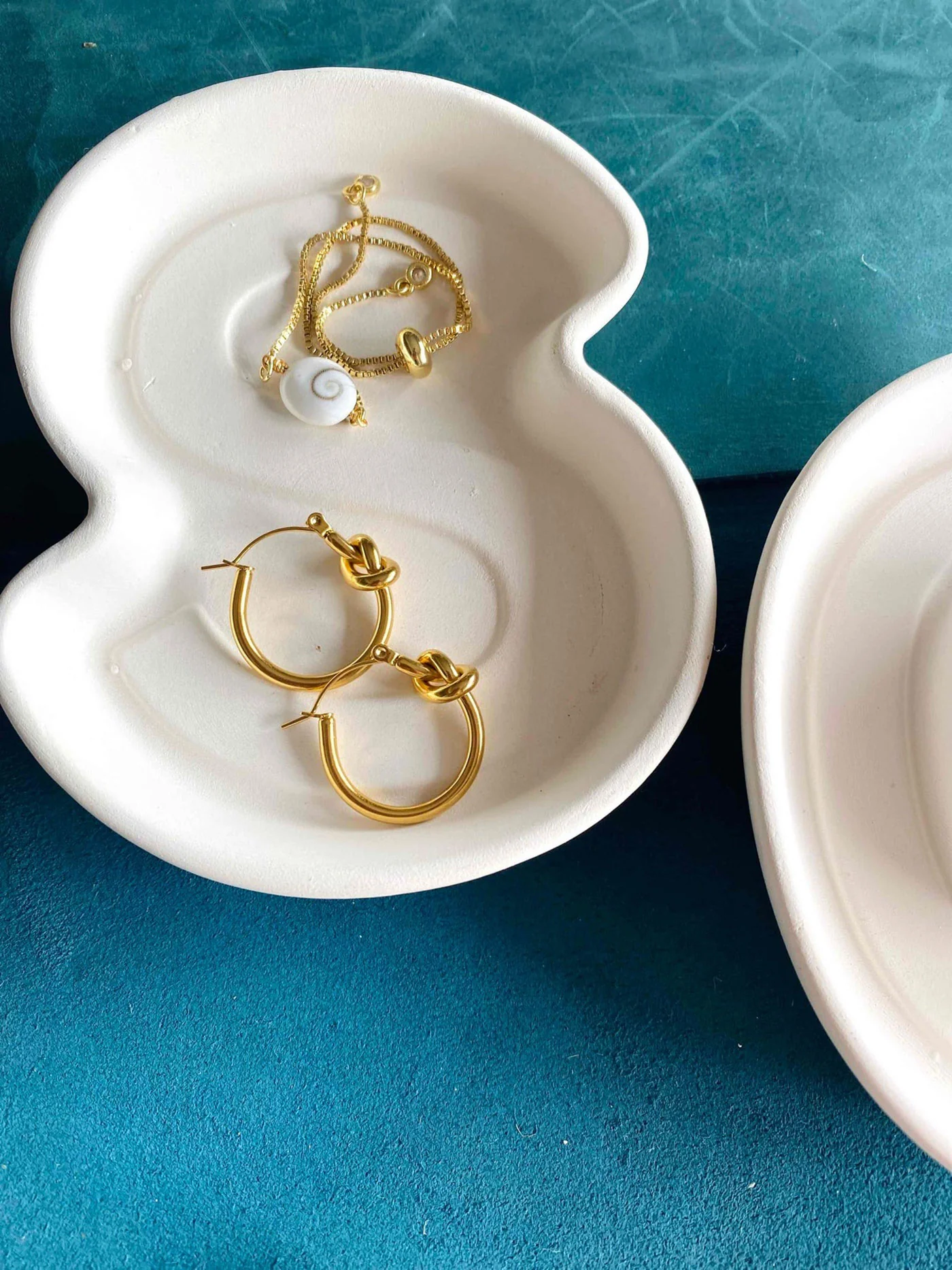 Knot Hoops Earrings - Image 3