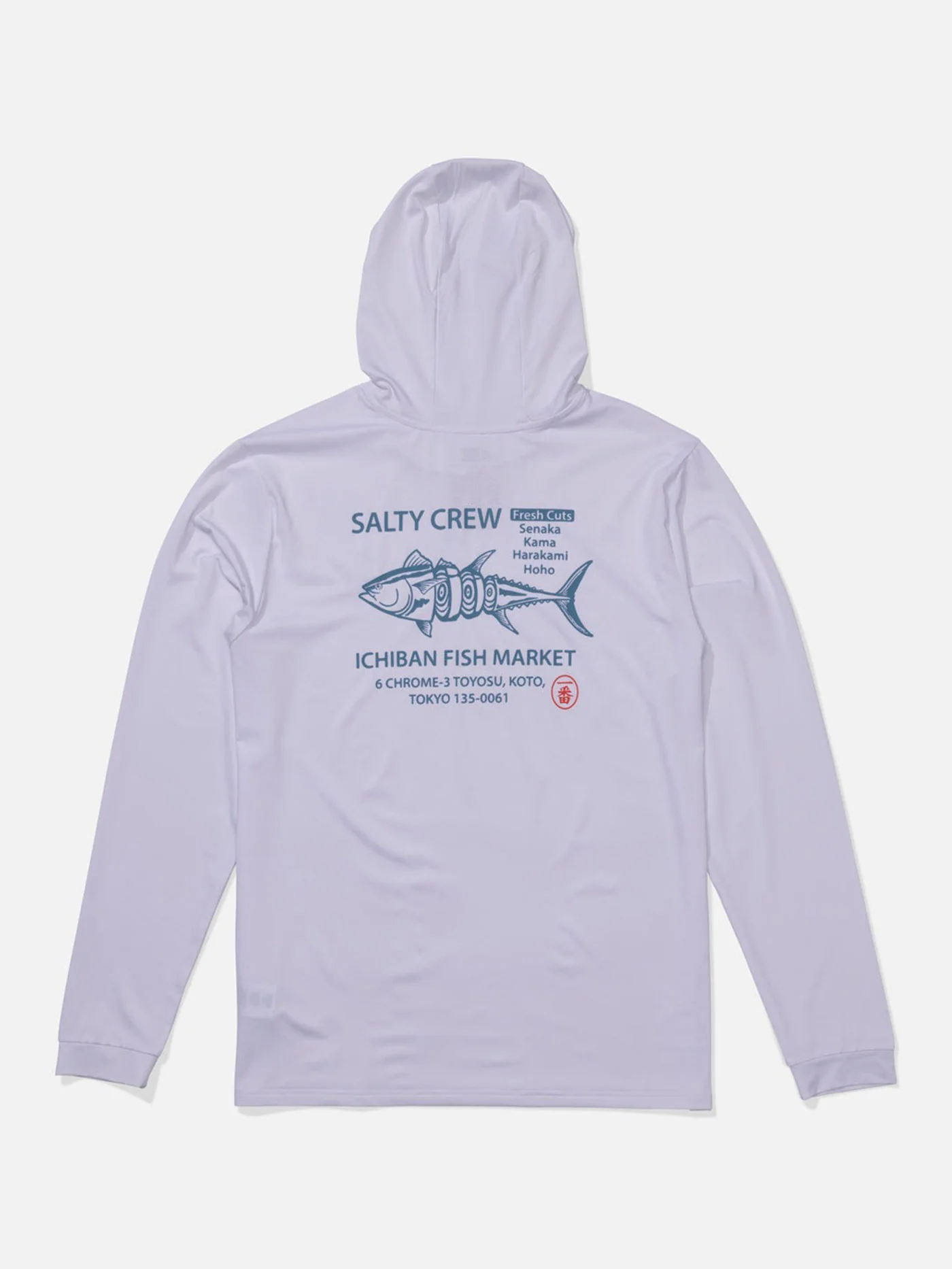 Fish Market Hood Long Sleeve Rashguard - Image 4
