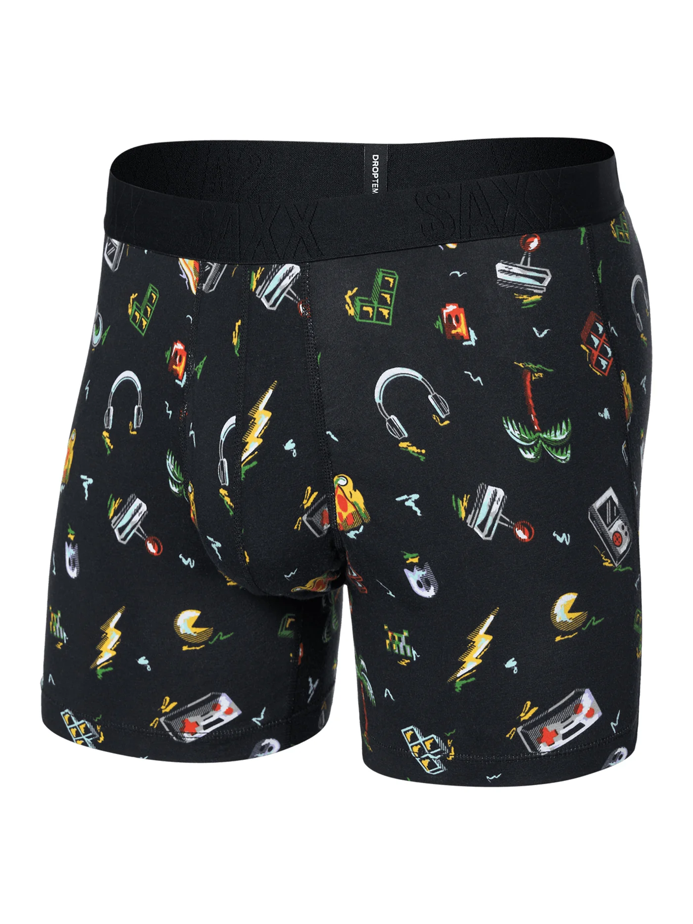 Droptemp Cooling Cotton Gamer's Paradise Black Boxer