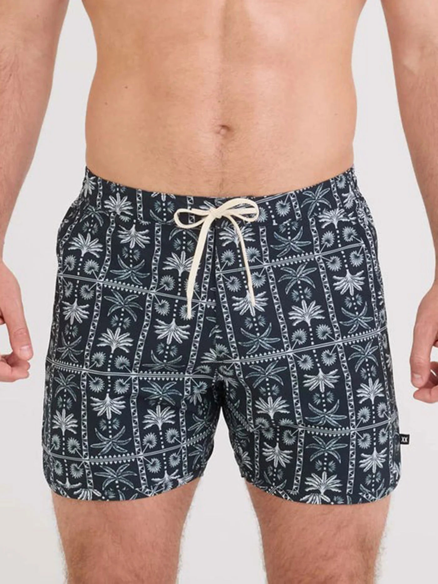 Harbormaster 2N1 Trunk 5'' Tropic Royale Black Boardshorts