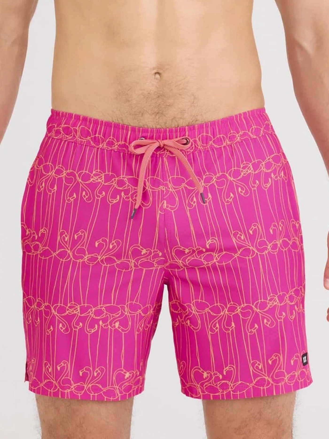 Oh Buoy 2N1 Volley 7'' Flamingo Ink Fuschia Boardshorts
