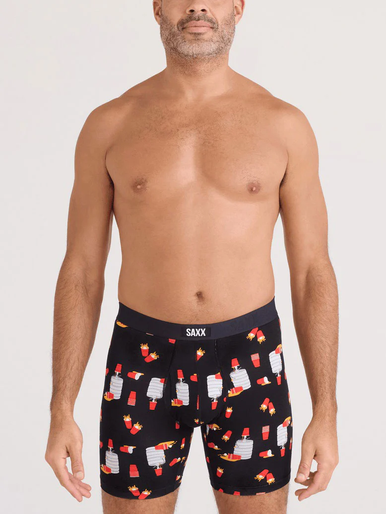 Vibe Xtra Soft Comfort Tapped Out Black Boxer - Image 2
