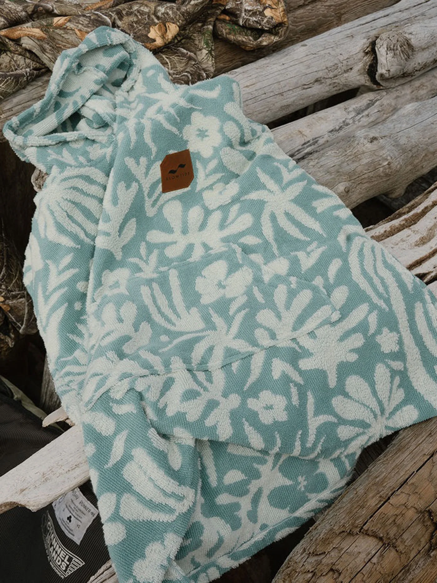 Sunny Sky Blue Extra-Warm Poncho (Kids 2-7) - Image 5