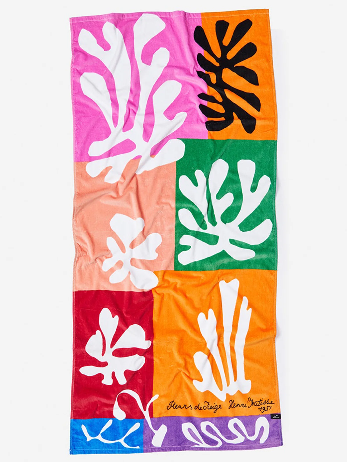 Slowtide x Henri Matisse Snow Flowers Beach Towel