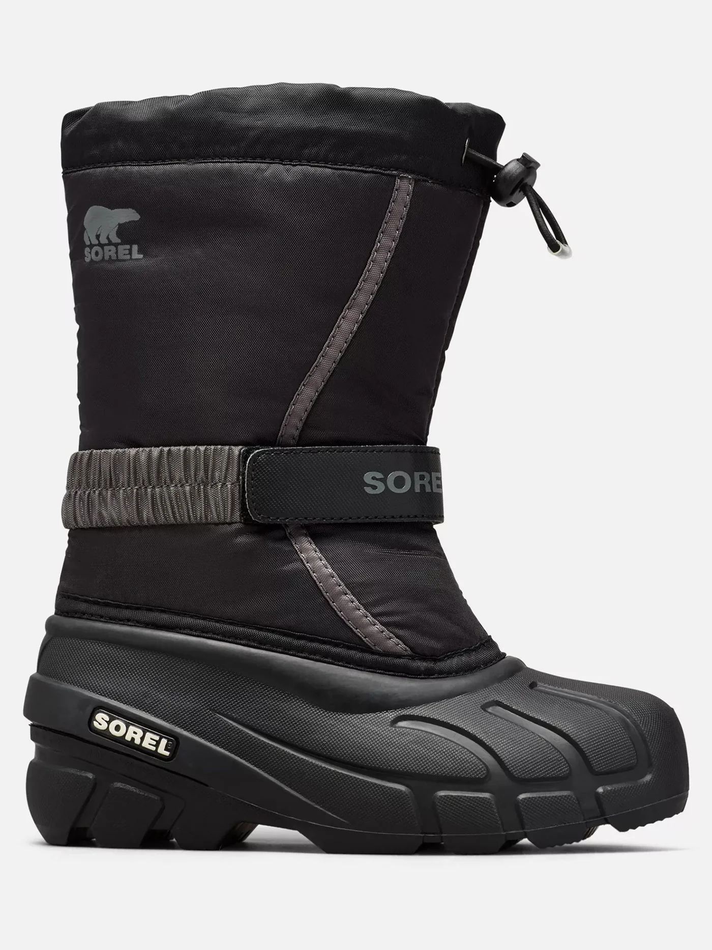 Flurry Black/City Grey Winter Boots (Kids 2-7)