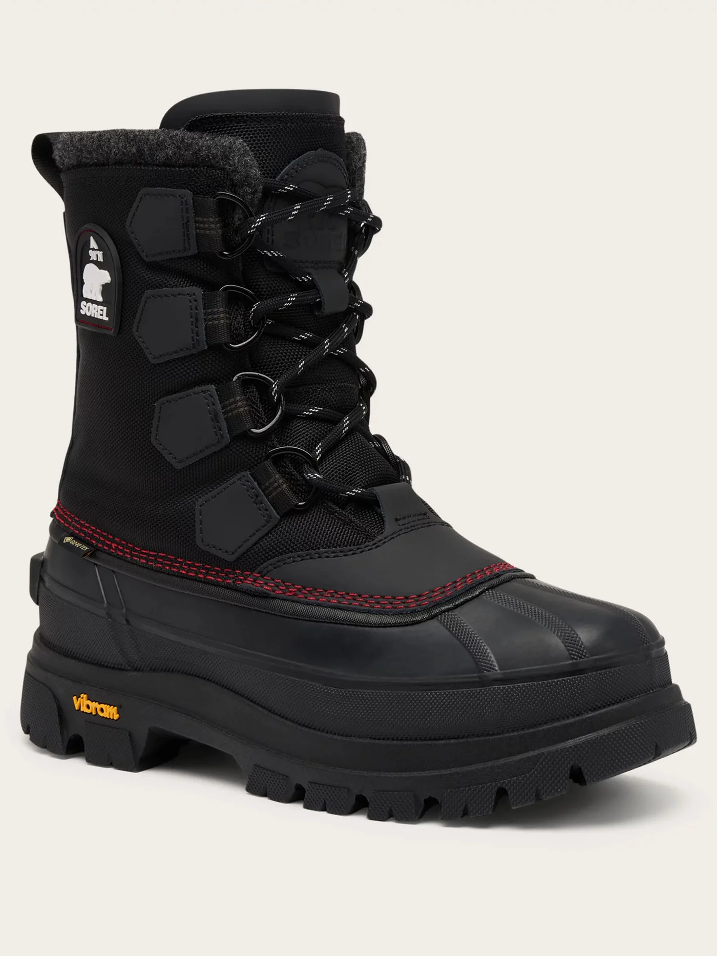 GORE-TEX Caribou Horizon Black/Bright Red Boots - Image 2