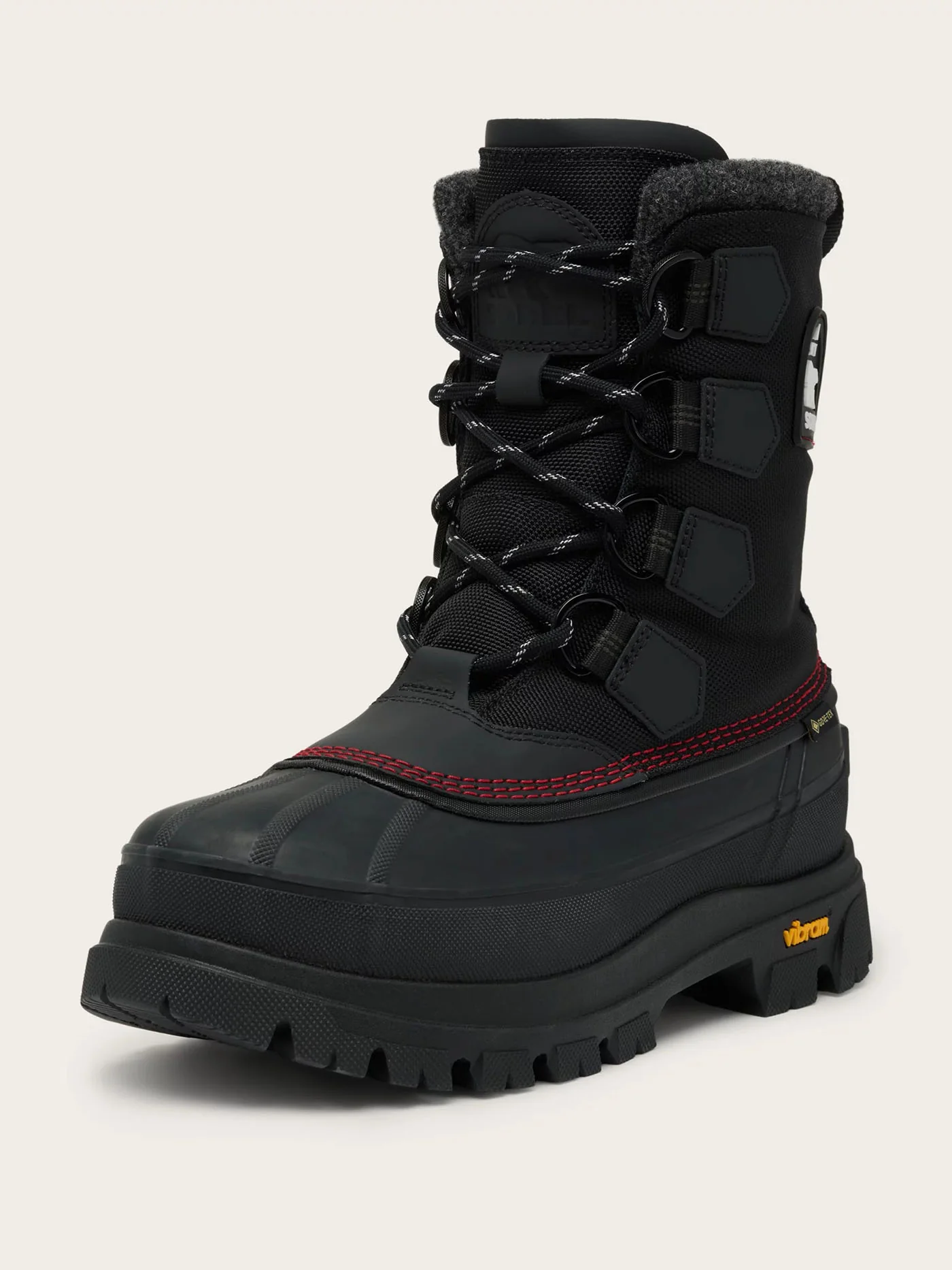 GORE-TEX Caribou Horizon Black/Bright Red Boots - Image 4