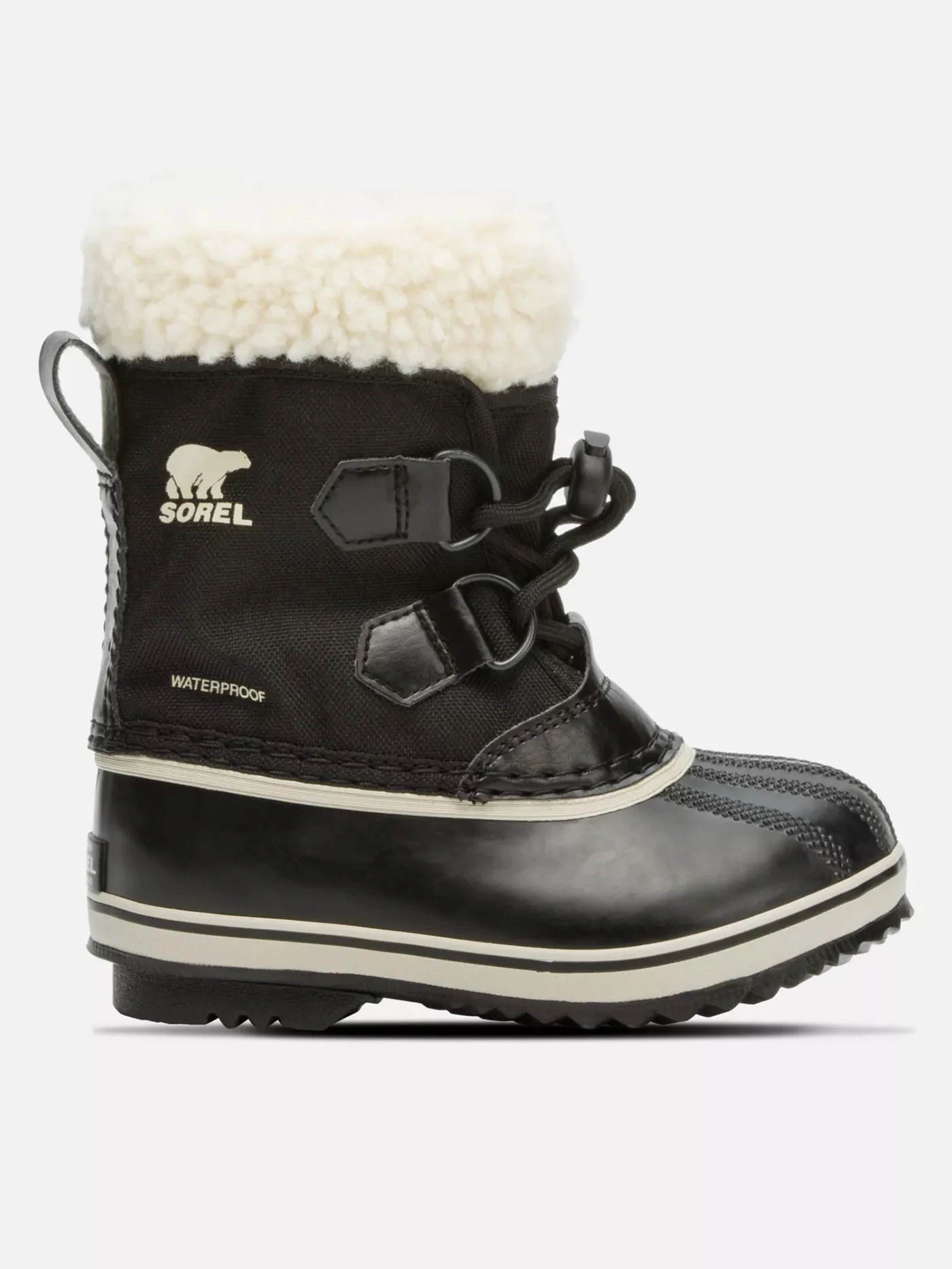 Yoot Pac Nylon WP Black Winter Boots (Kids 2-7)