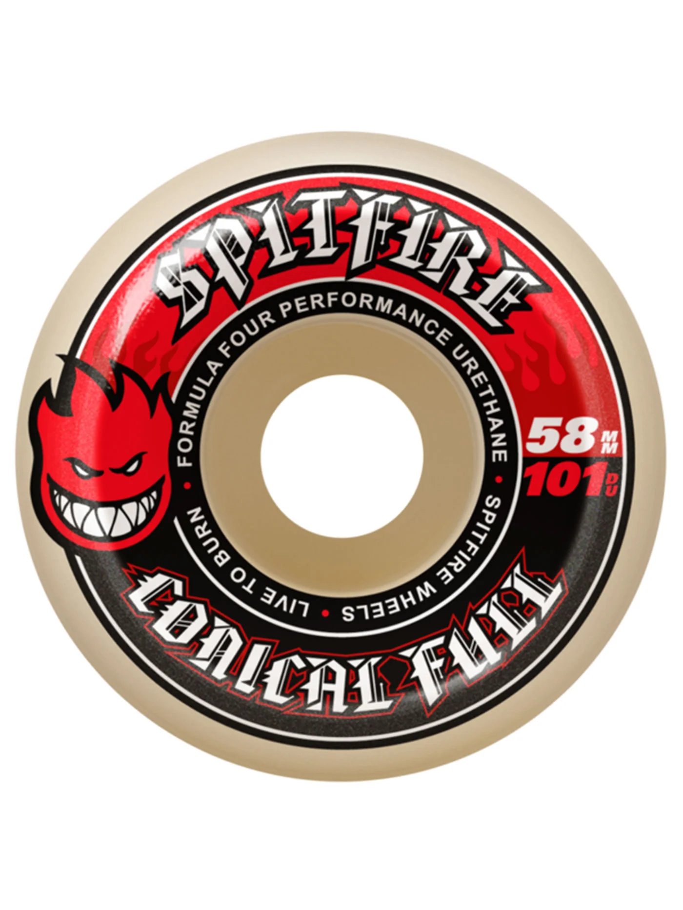 F4 Conical Full 101DU 58mm Skateboard Wheels