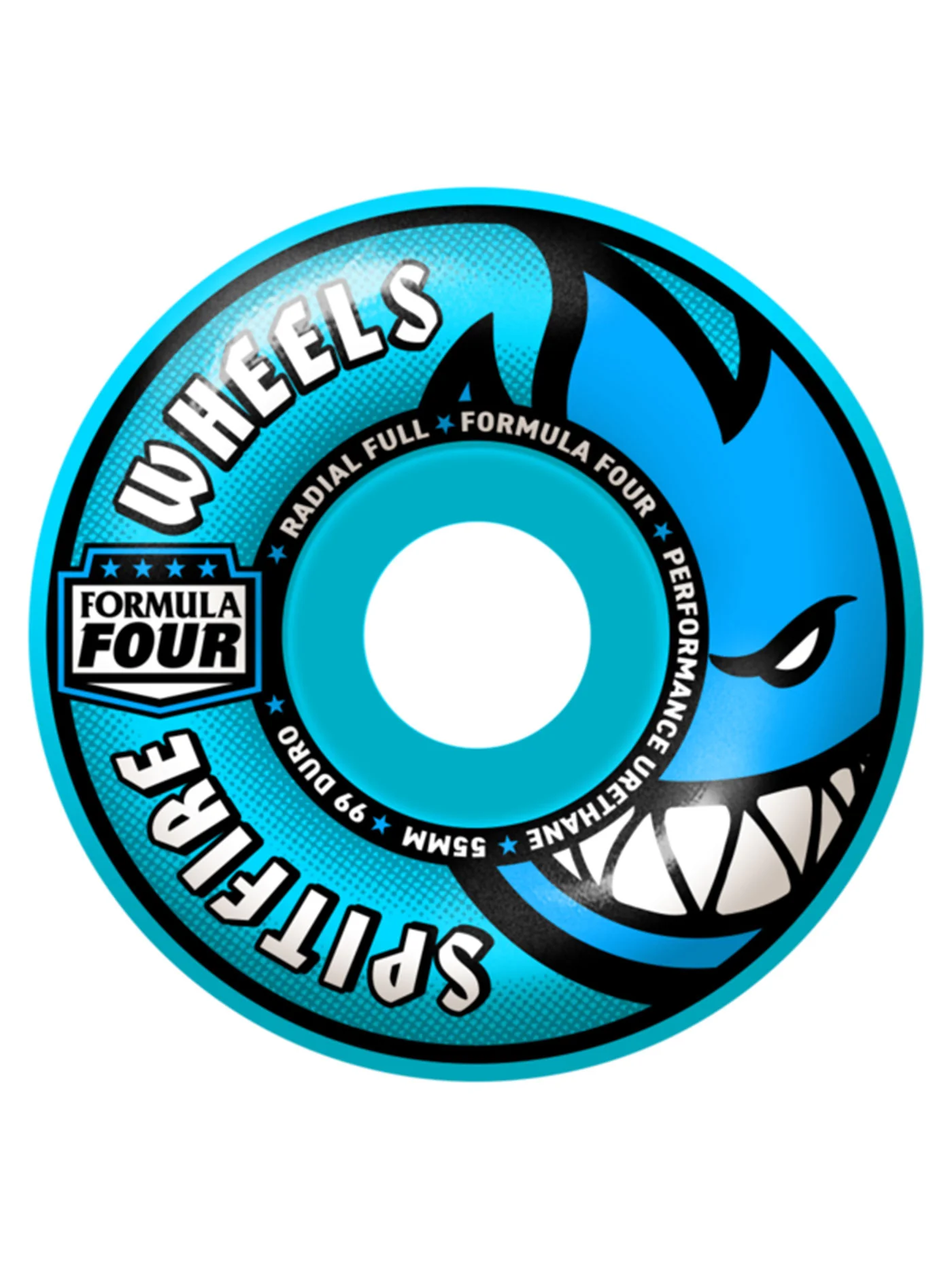 F4 Radial Full Colors 55mm Skateboard Wheels