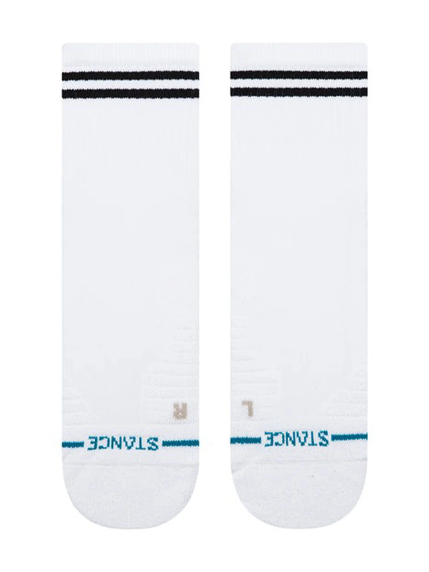 Golf Lined Up Mid Quarter White Socks - Image 2