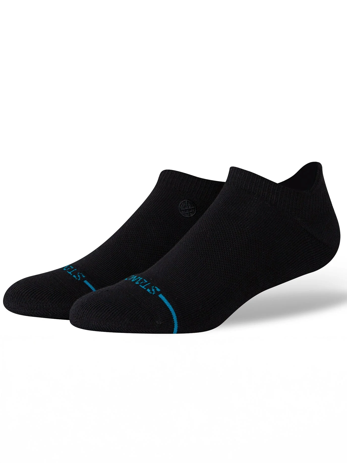 Icon Low Tab 3 Pack Black/Black Socks