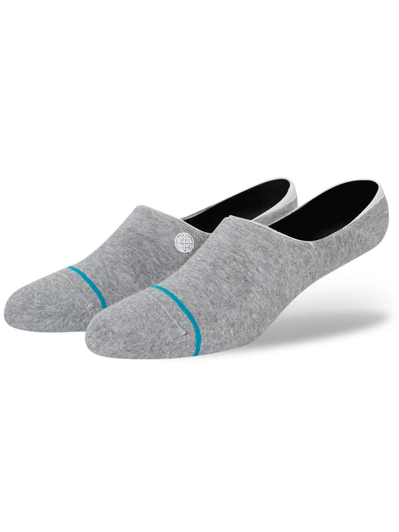 Icon No Show 3 Pack Grey Heather Socks