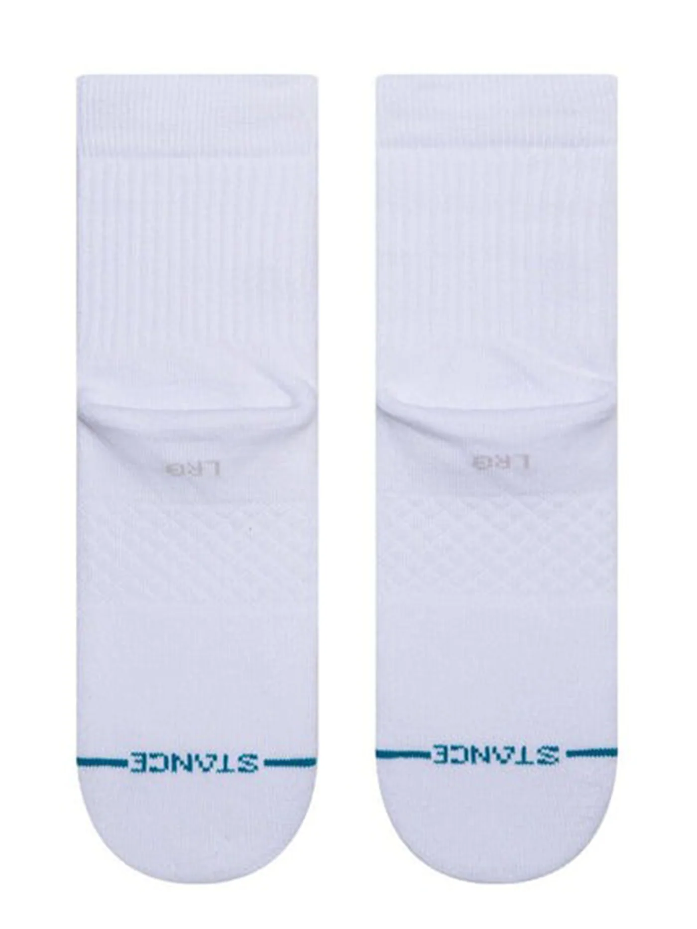 Icon Quarter White Socks - Image 3