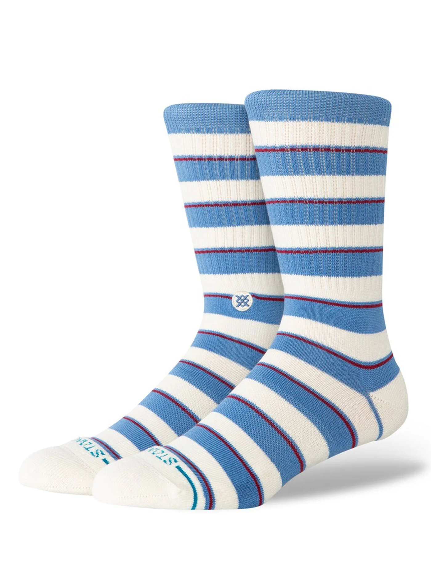 Striped It Capri Blue Socks