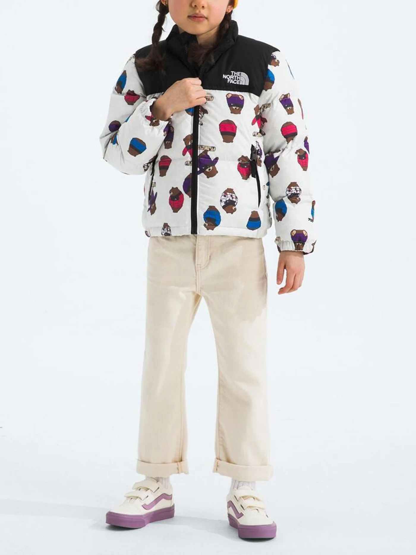 1996 Reto Nuptse Print Jacket (Kids 2-7) - Image 3