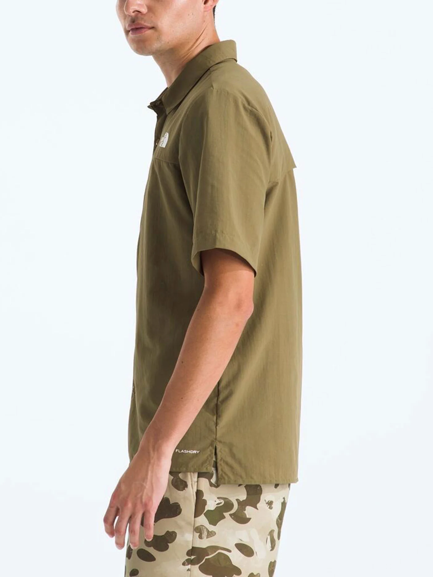 Packable Short Sleeve Buttondown Shirt - Image 3