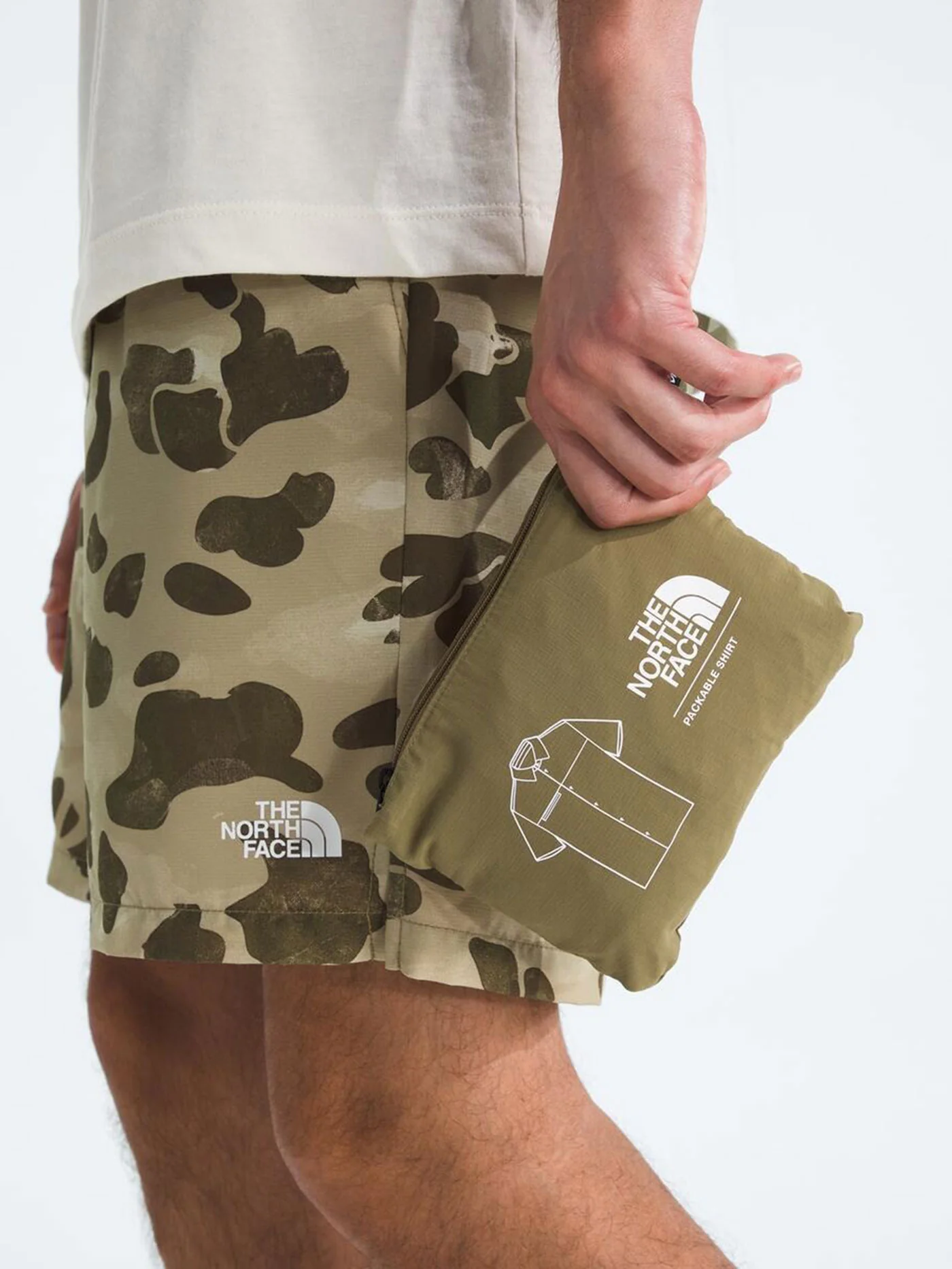 Packable Short Sleeve Buttondown Shirt - Image 5