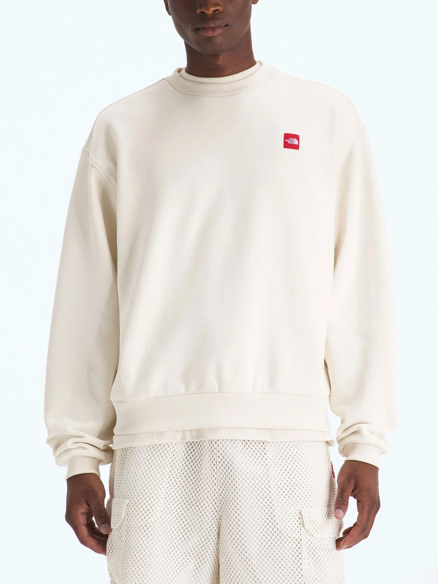TNF Red Box Crewneck Sweatshirt