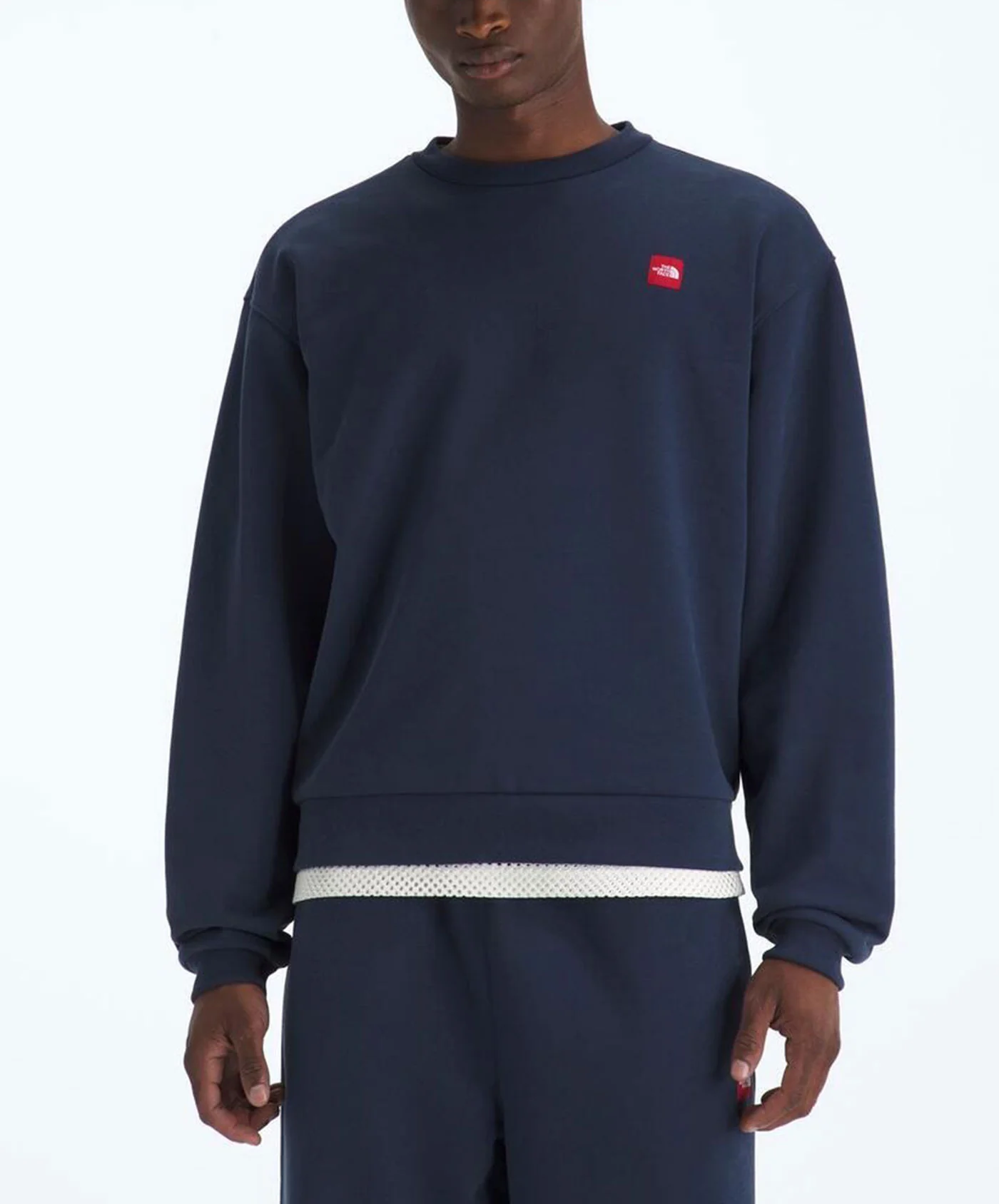 TNF Red Box Crewneck Sweatshirt - Image 5