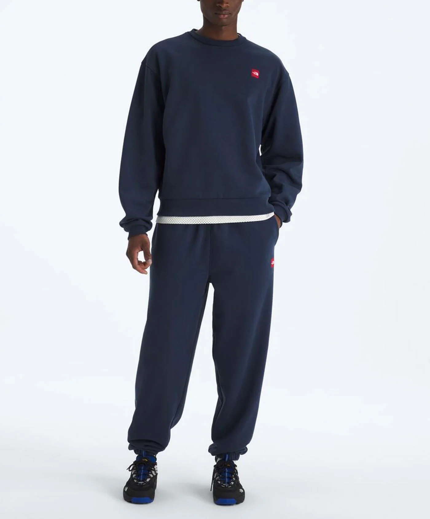 TNF Red Box Crewneck Sweatshirt - Image 8