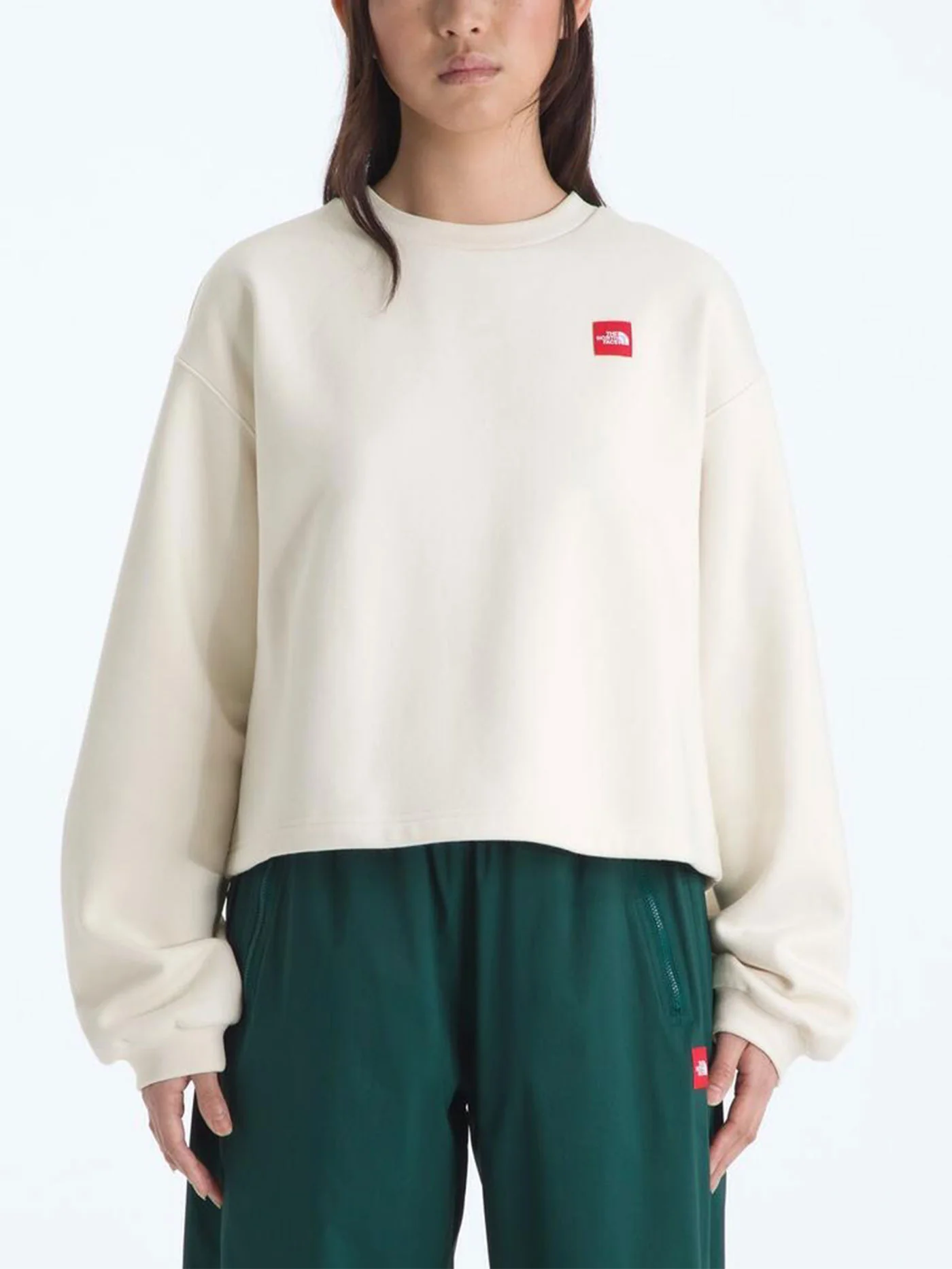 TNF Red Box Crewneck Sweatshirt
