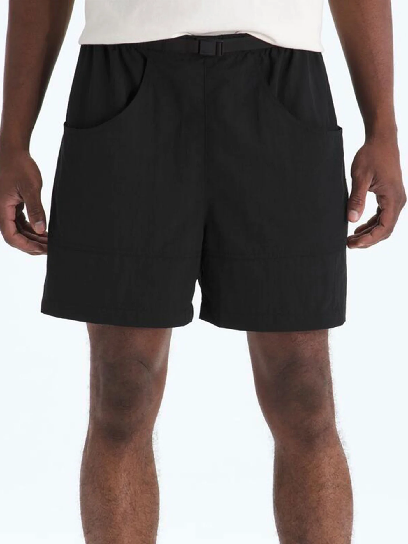 TNF Red Box Nylon Belted Shorts