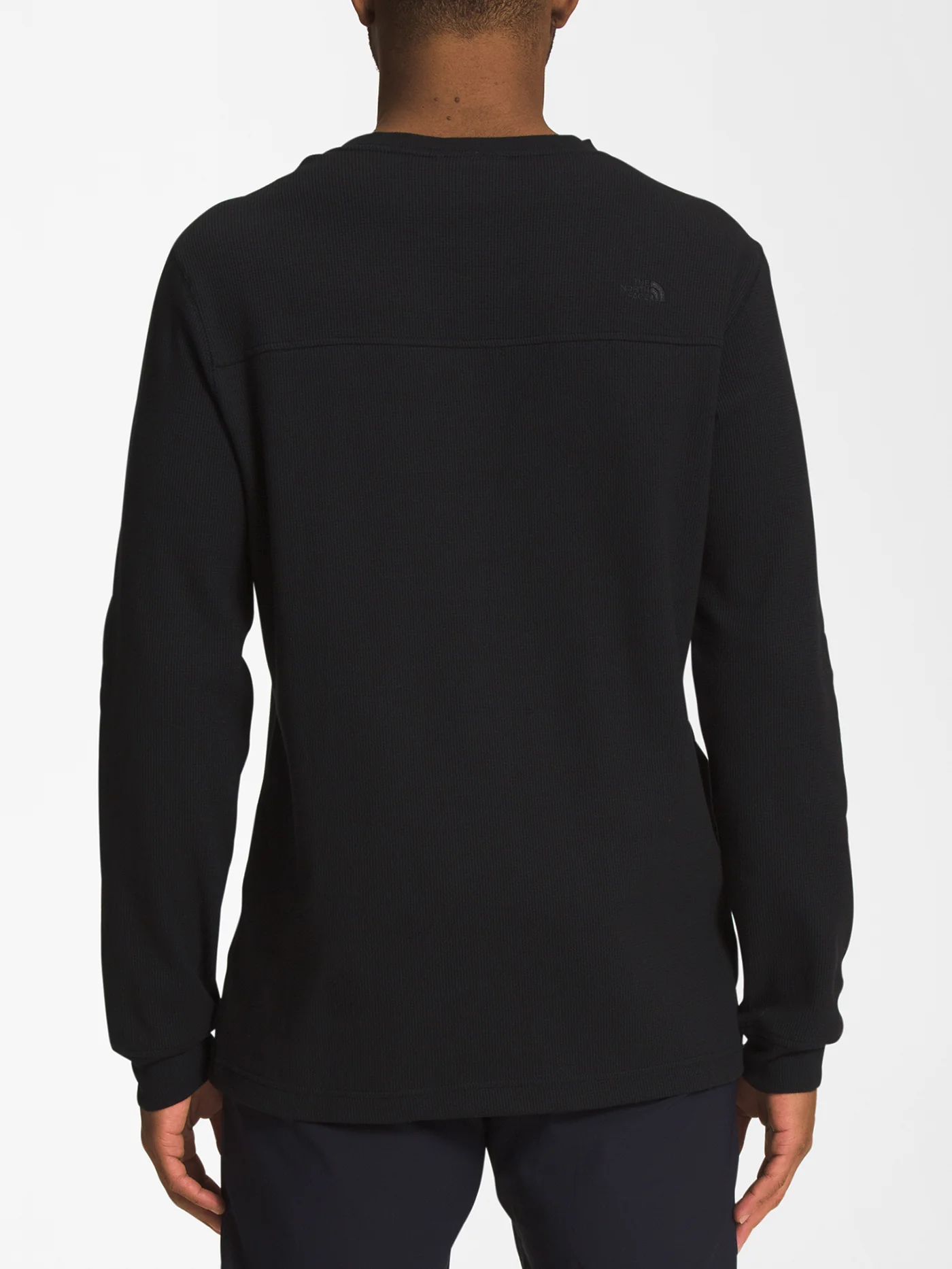 Waffle Henley Long Sleeve T-Shirt - Image 3