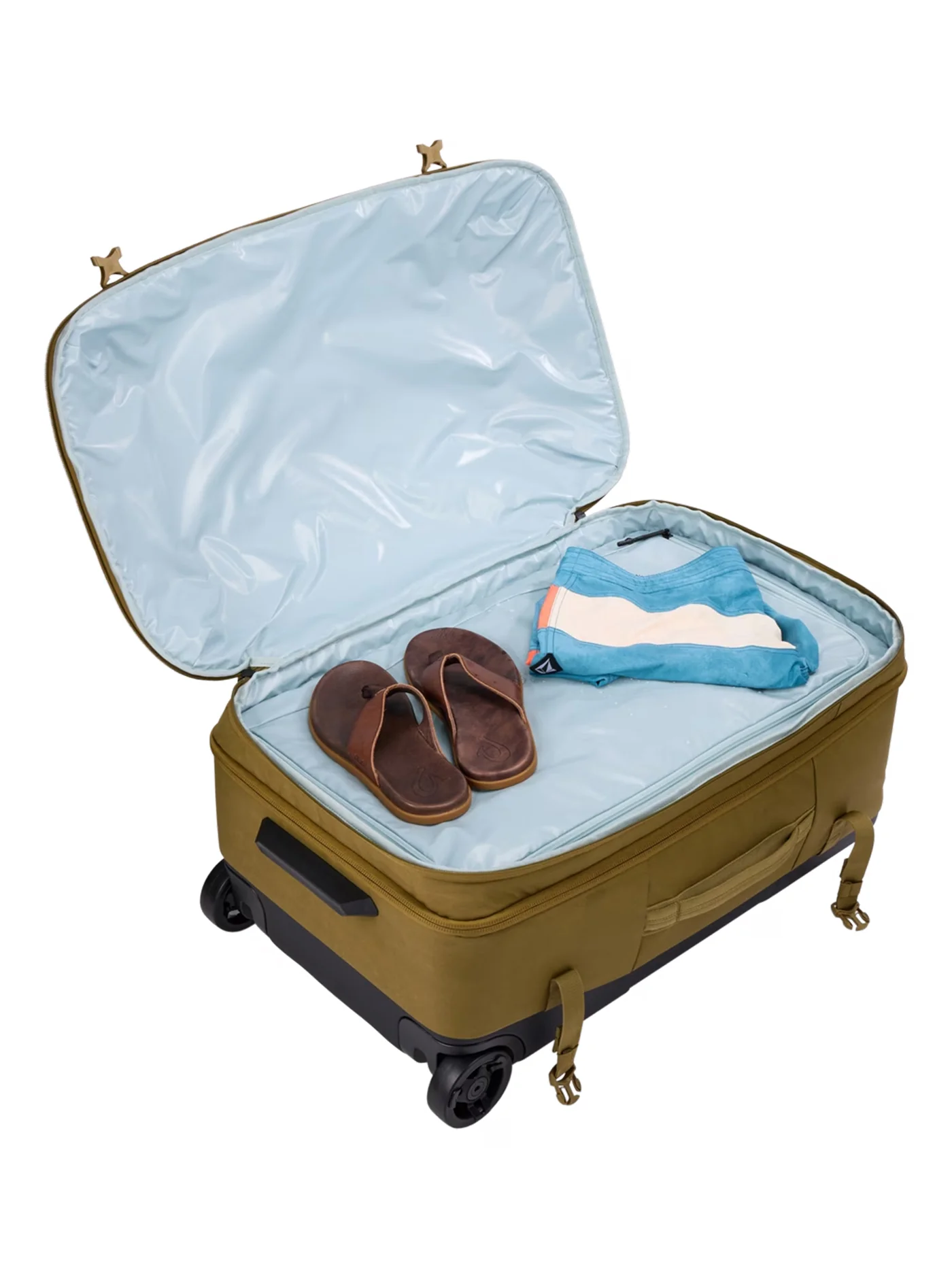 Aion Nutria Brown Wheeled Duffel Bag - Image 3