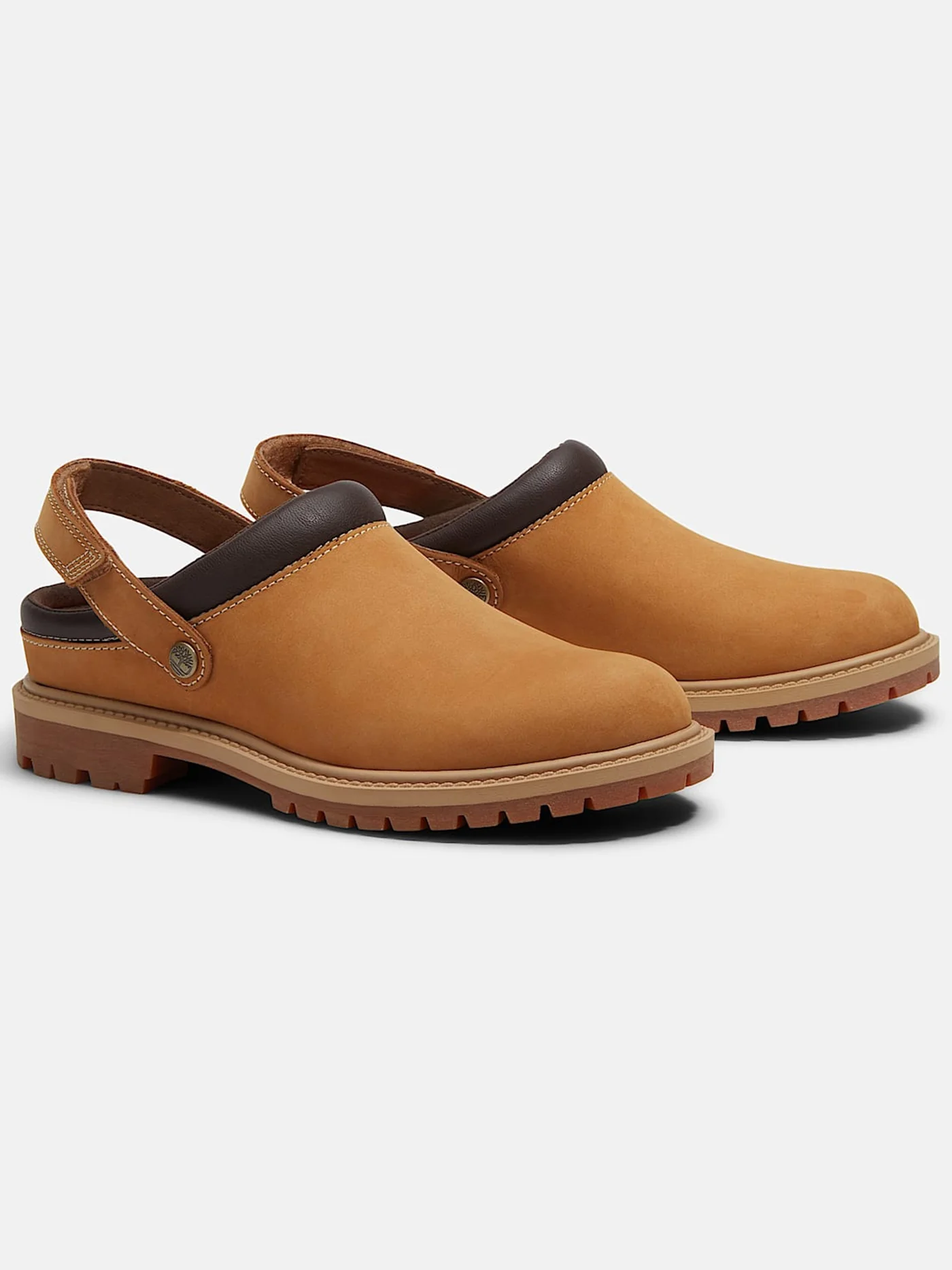 Premium Convertible Clog Wheat Nubuck Shoes - Image 2