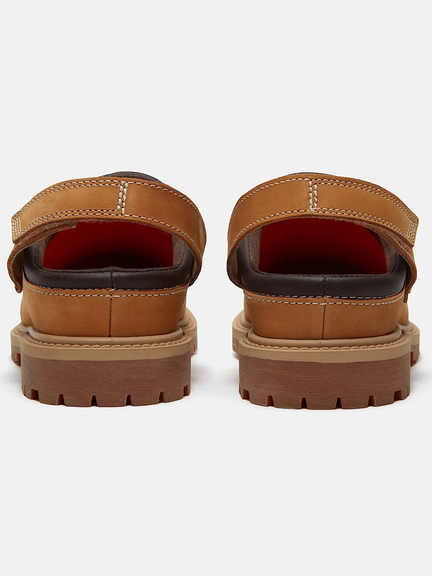 Premium Convertible Clog Wheat Nubuck Shoes - Image 3