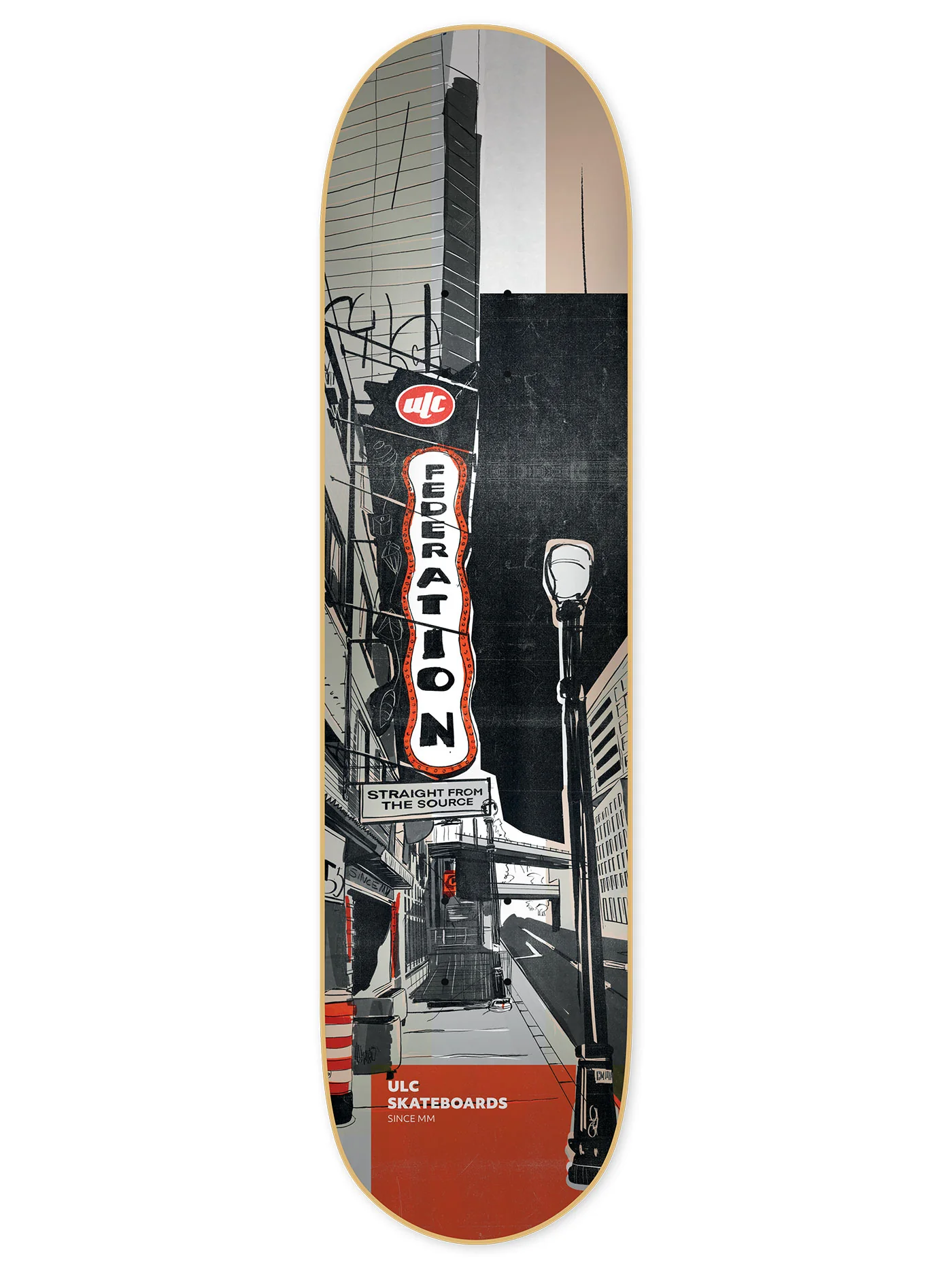 Federation 8'' 8.25'' & 8.5'' Skateboard Deck