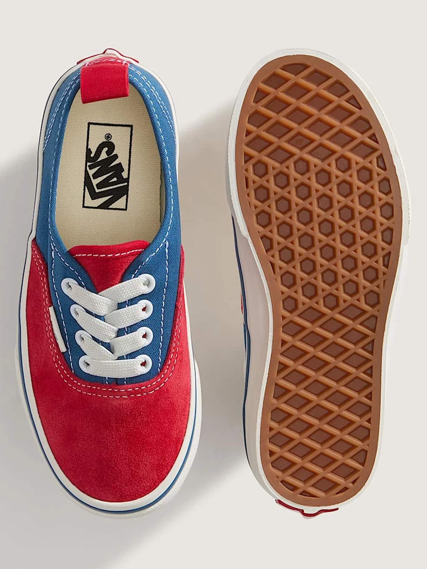 Authentic Elastic Lace Primary Racing Red Shoes (Kids 2-14) - Image 4
