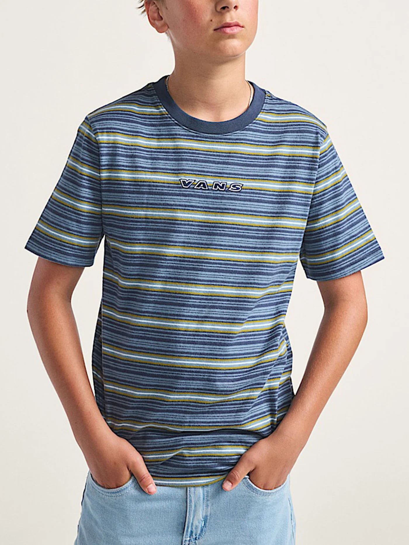 Cameron Stripe T-Shirt (Boys 7-14)