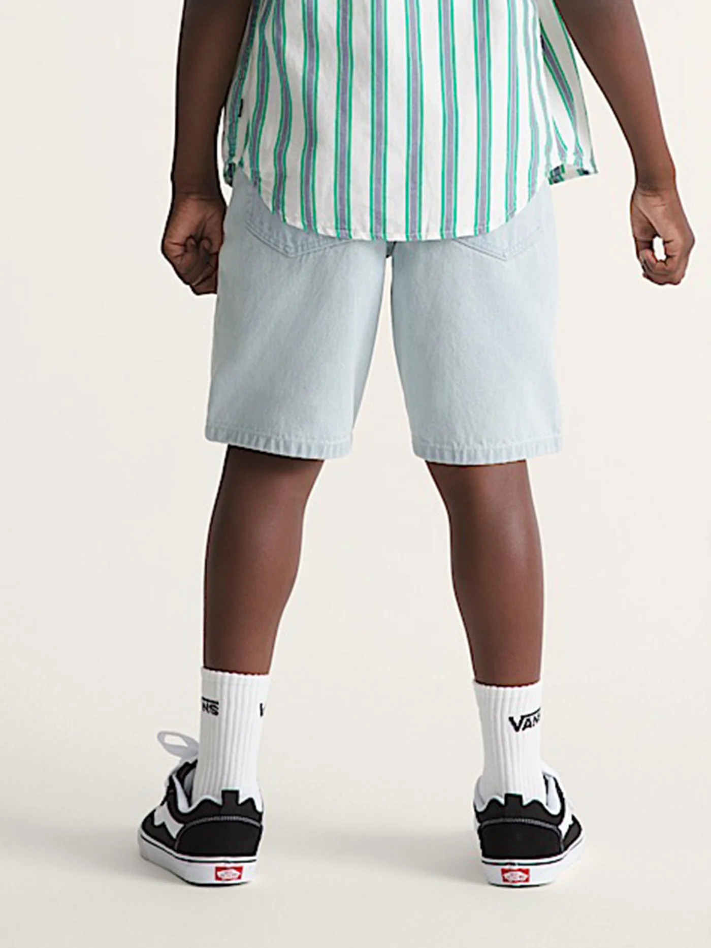 Check-5 Baggy Denim Shorts (Youth 7-14) - Image 4